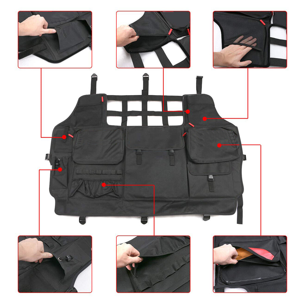 Capacity Storage Bag Rear Pocket Trunk Teledu Organizer