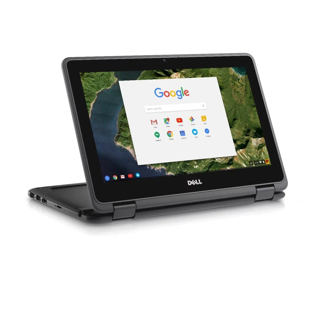 RAM, 11.6" 2-in-1 Chromebook Multi-Touch Celeron, 4GB 16GB (Intel SSD) 11 Dell 3180