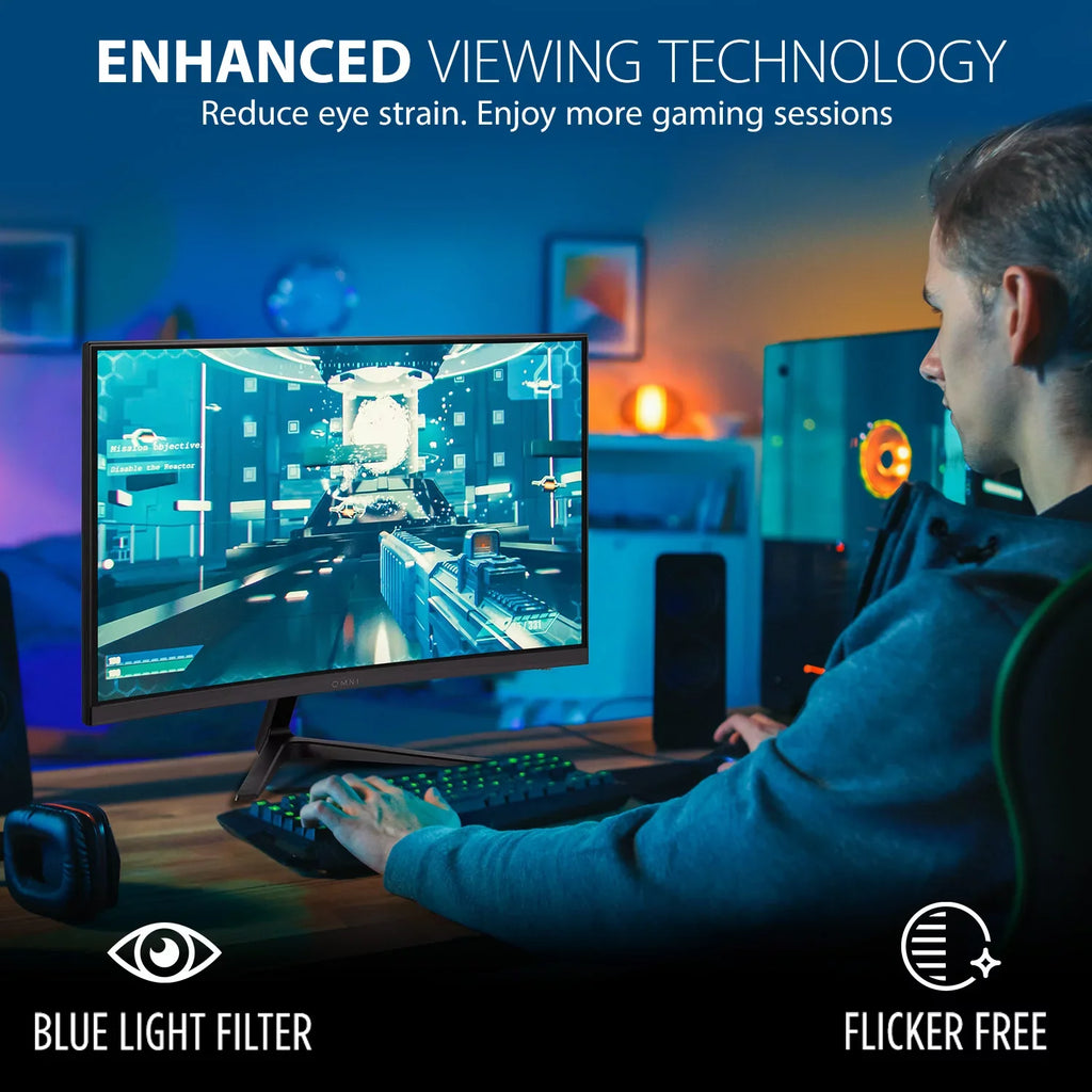 VX2418C FreeSync Inch and DisplayPort Eye 165Hz 1ms 1080p HDMI ViewSonic 24 AMD OMNI Gaming Premium, Curved Monitor with Care,
