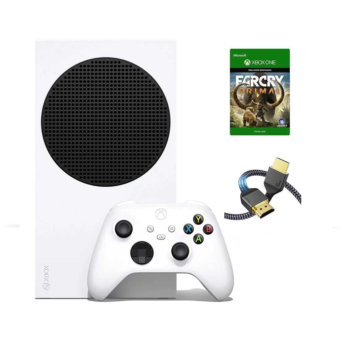 with Wireless SSD– High Controller HDMI Game Edition-Microsoft and Speed Xbox-Series-S Full Newest Cable Far White Primal 512GB Cry 2023 SUPERE