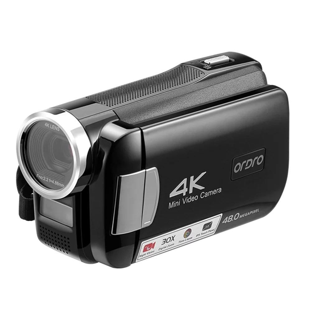 Video Night 4K Camcorder ORDRO IR Vision Zoom AC2 Digital with Camera Digital and 30X