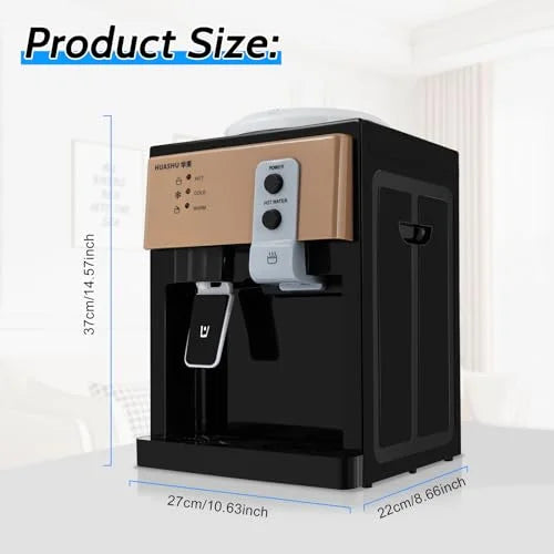 110V Dispenser Dispenser and Water for 5/3 Home Countertop Use Hot Office Water Cold Gallon Cooler