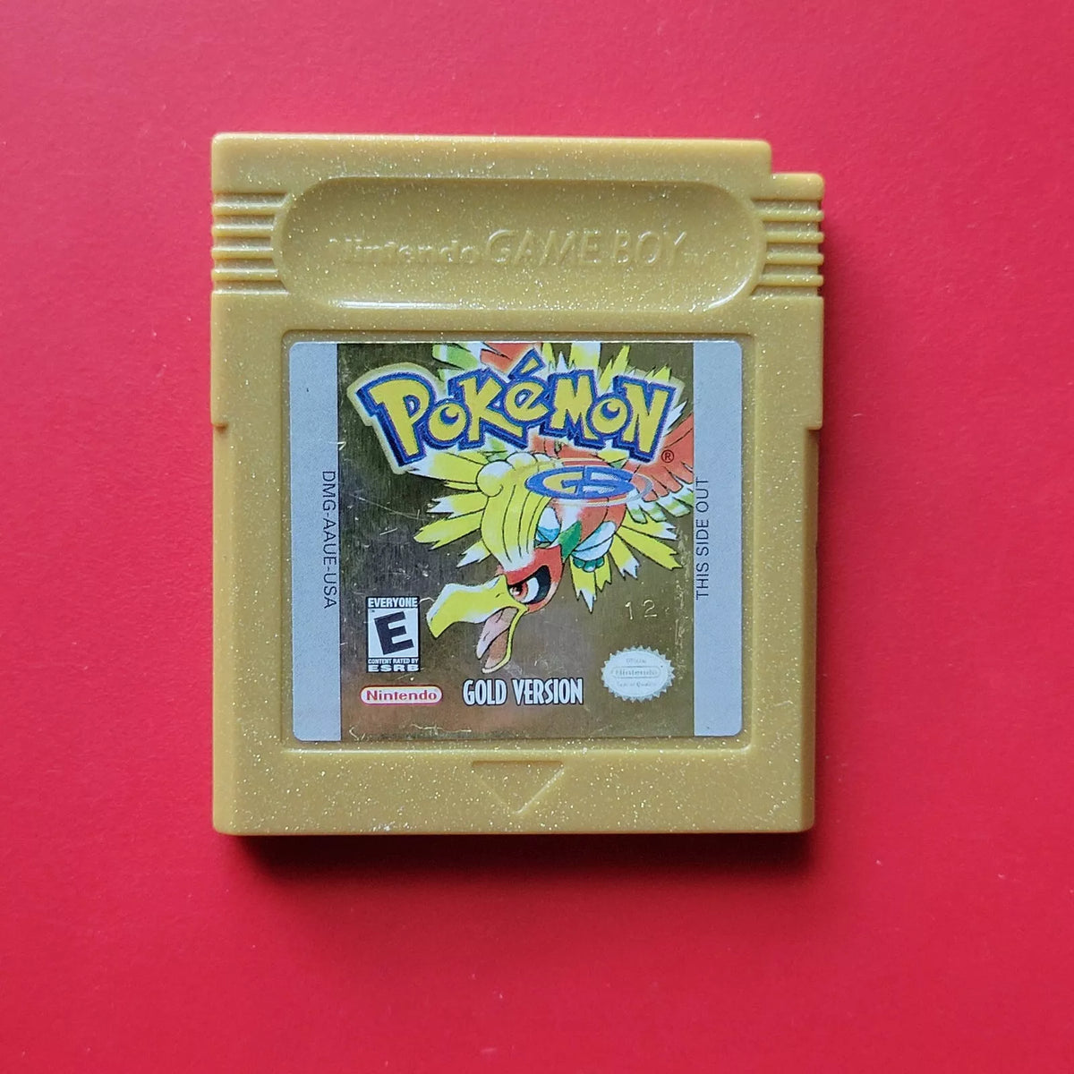 Nintendo Authentic Game Color Pokemon: Gold Boy Version GBC