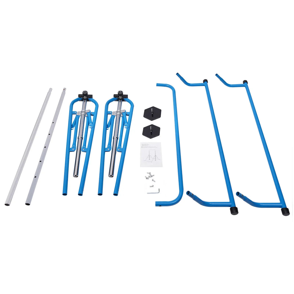Junior Gym Max Horizontal Training For Adjustable Kids ZhdnBhnos Load Gymnastics Bar Blue Folding Home 100kg/220.5lbs Bar