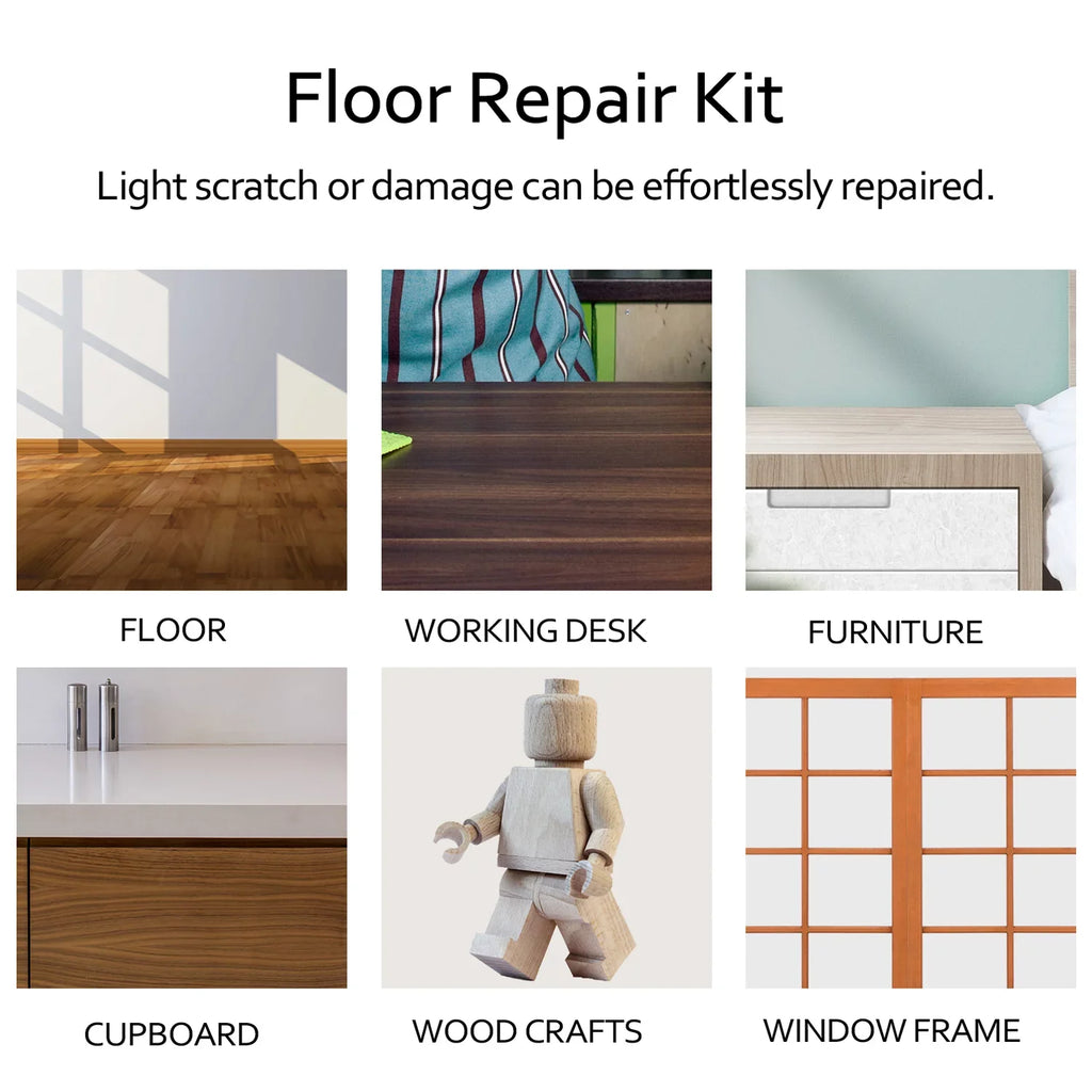 System Wax Arealer Mending Scratches Set Worktop Chips Floor Kit Casing Tool Repairing Laminate Sturdy