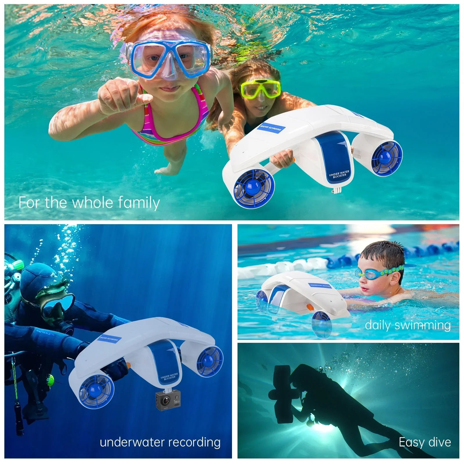 Underwater Diving Water Enthusiasts Sea Booster Bisofice for