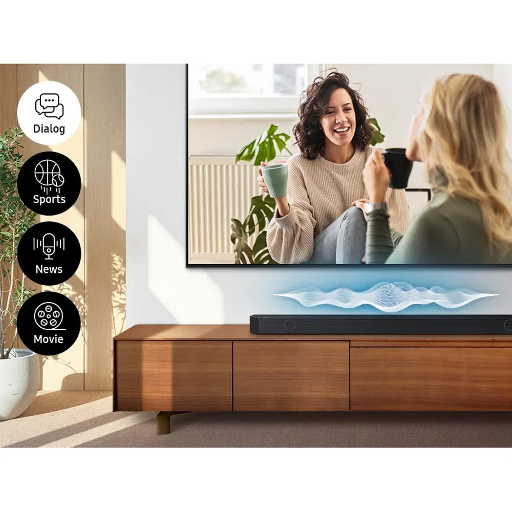 YR Samsung 5.1.2 Protection Q-series ch. Pack Dolby HW-Q800C Enhanced CPS with Bundle Q-Symphony ATMOS w/ Soundbar 2 Wireless