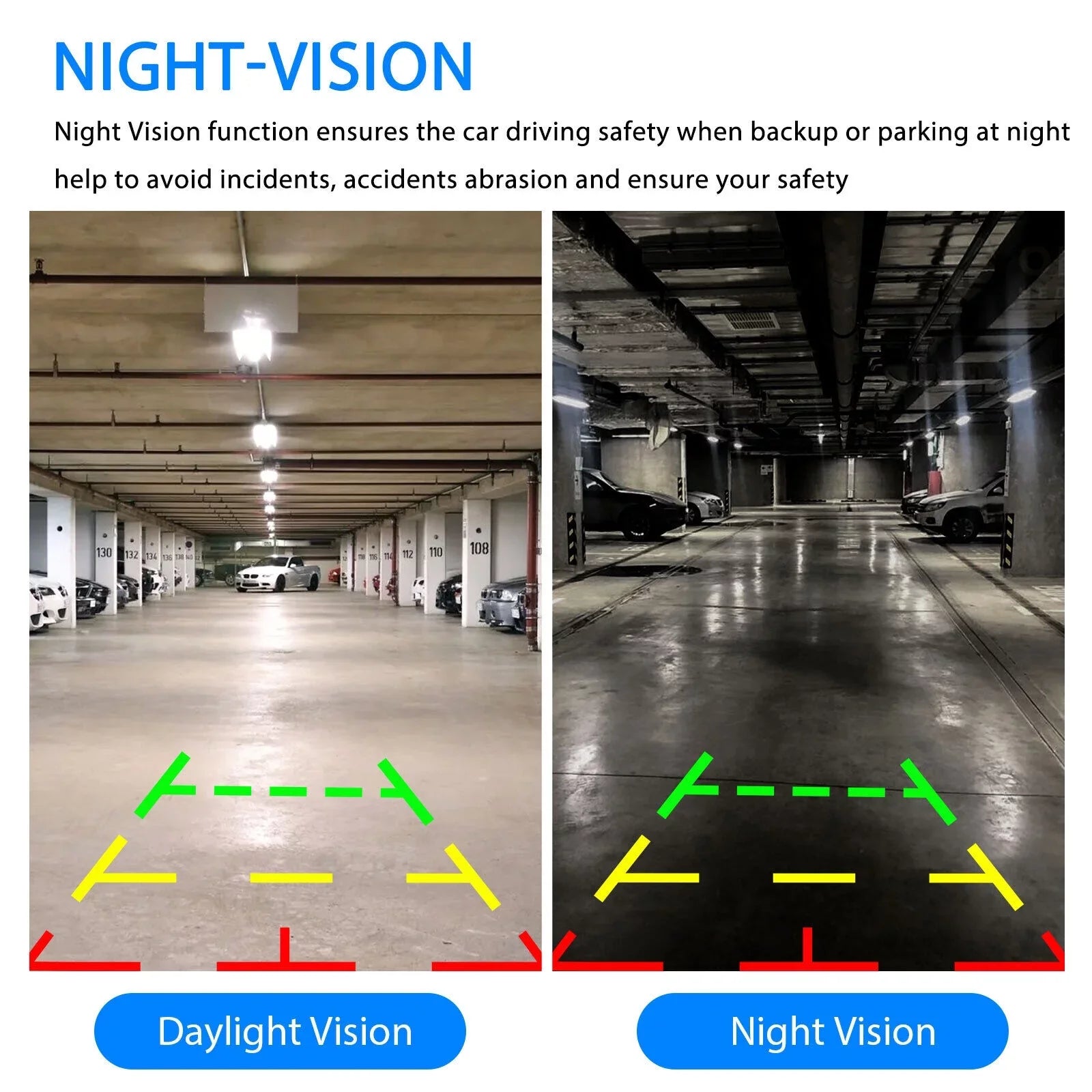 Camera Backup Reverse Rear View Auto Car Vision Camera Night Universal Parking