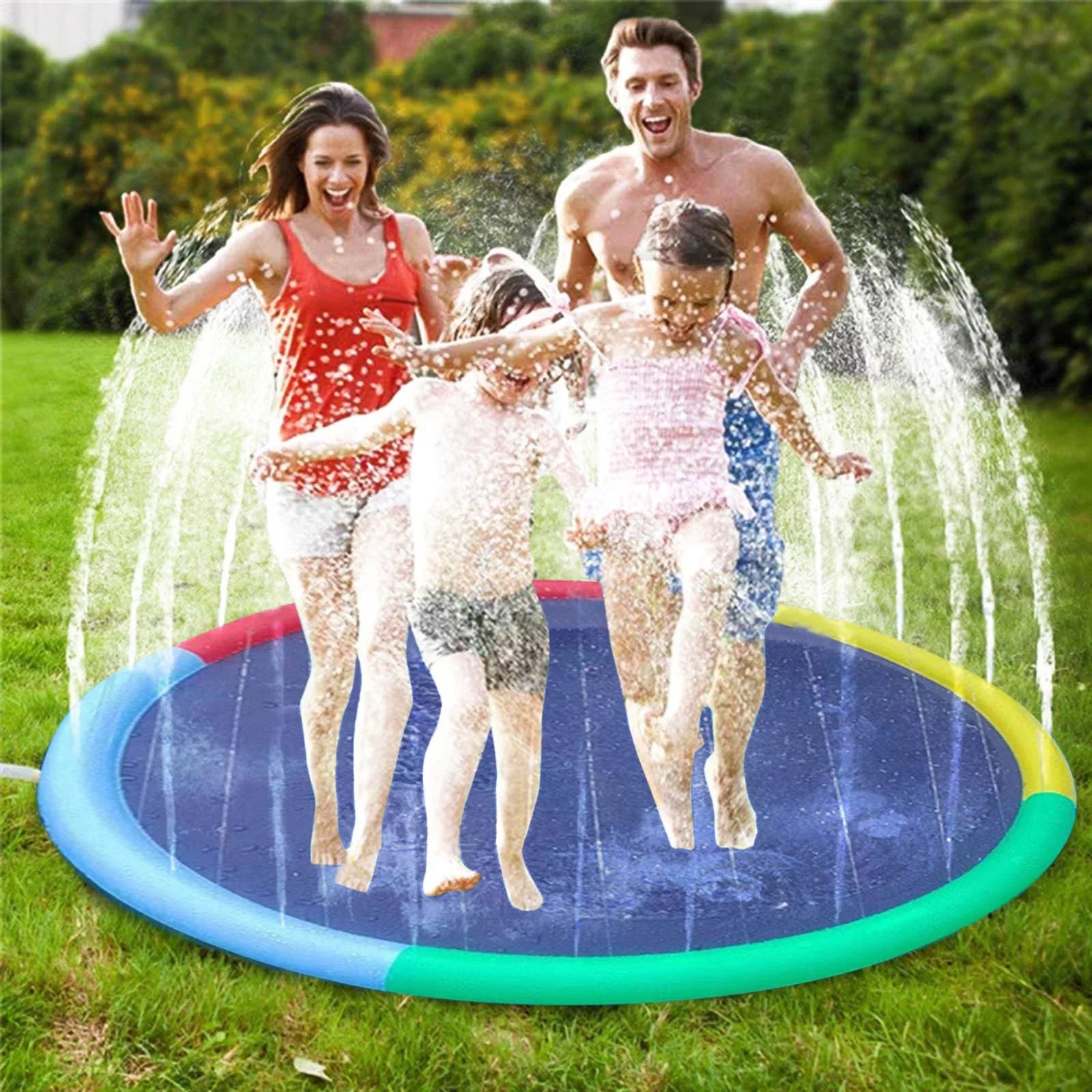 Pet Mat Pipe Two Lace Outdoor Mat 170CM YHAIOGS Splashing Mat Sprinkler Spray Children's