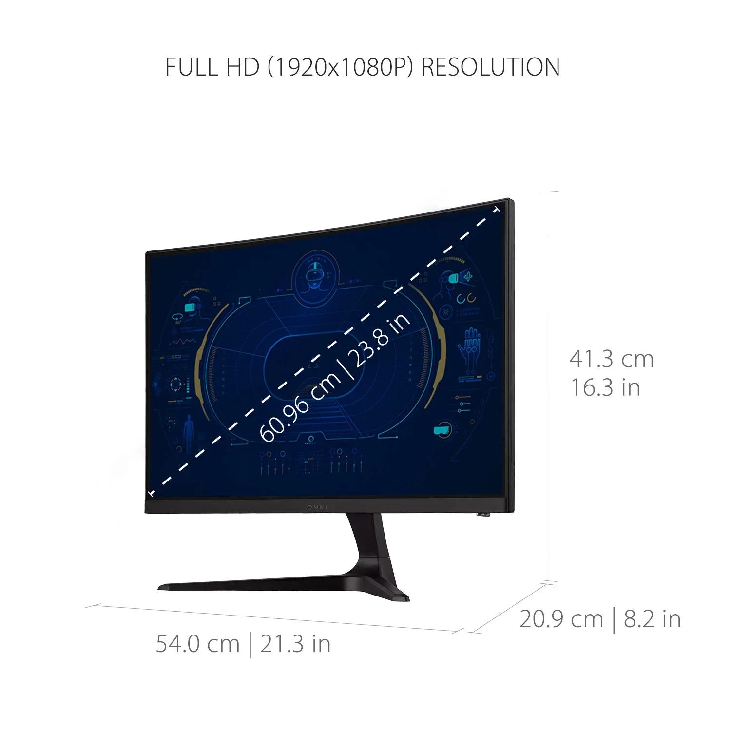 VX2418C FreeSync Inch and DisplayPort Eye 165Hz 1ms 1080p HDMI ViewSonic 24 AMD OMNI Gaming Premium, Curved Monitor with Care,