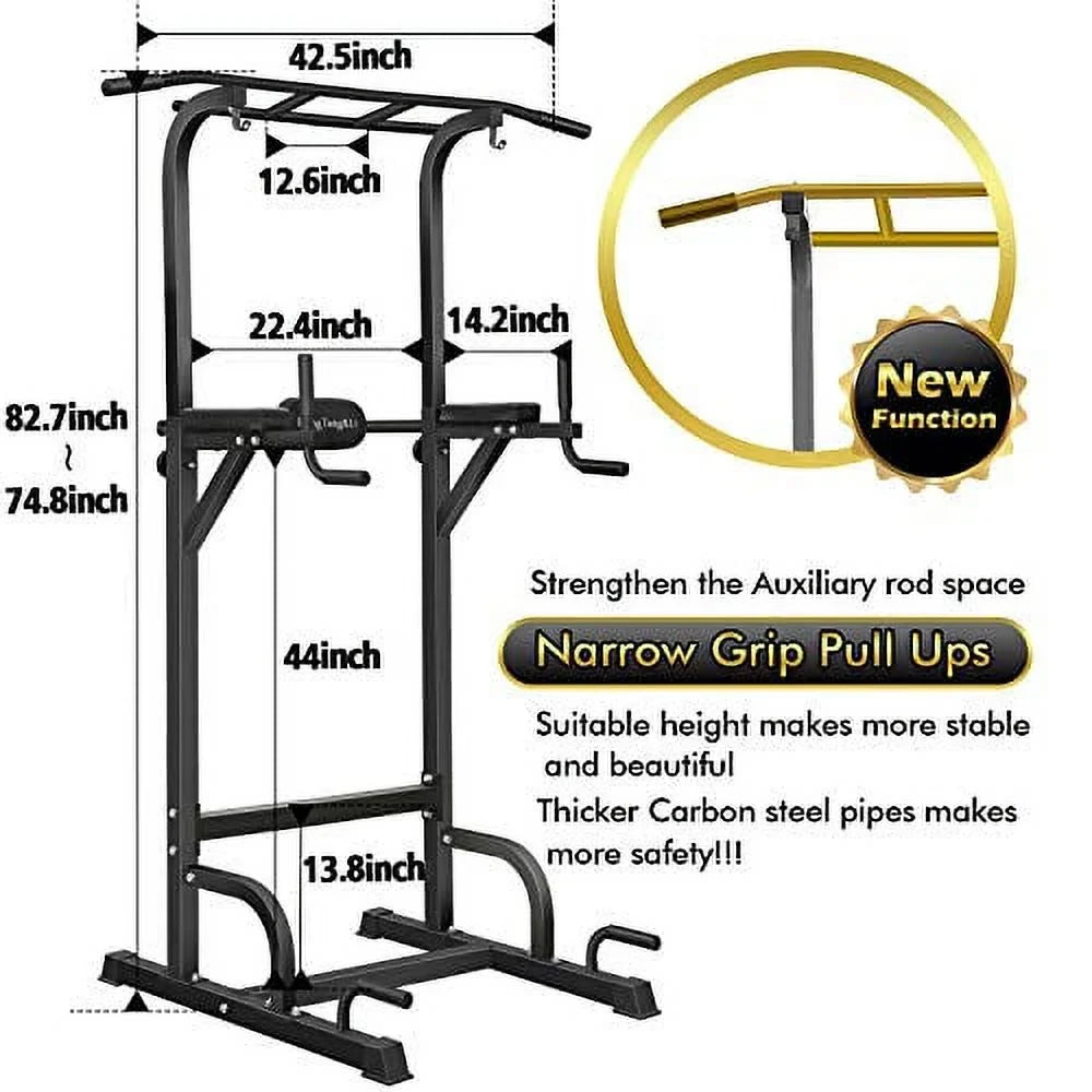 Up Power Dip Training BangTong&Li for Strength Tower, Bar Workout Home Newer Equipment Version Pull Station/Stand Gym