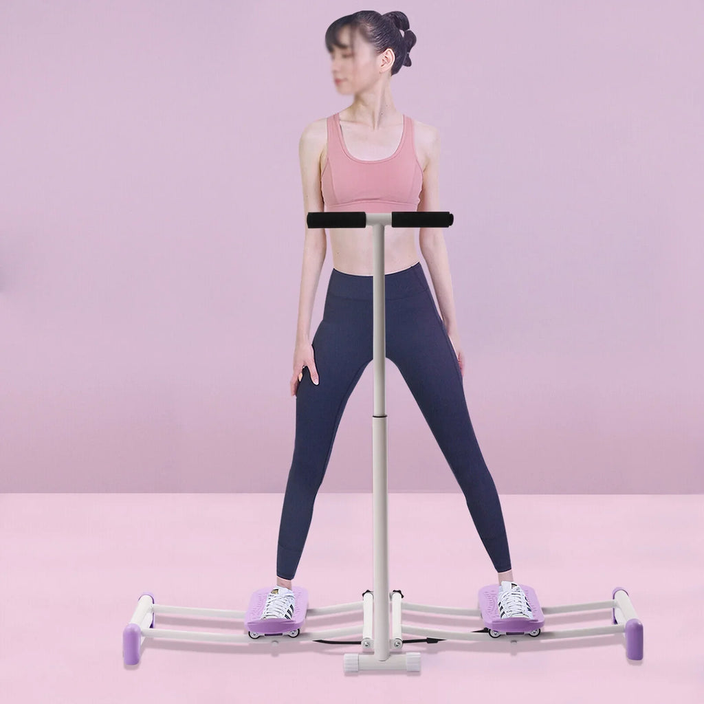 Purple Trainer Equip Adjustable Rods with Hip Training Floor Home Pelvic 100kg Fitness Muscle for Training Fichiouy Gym Device