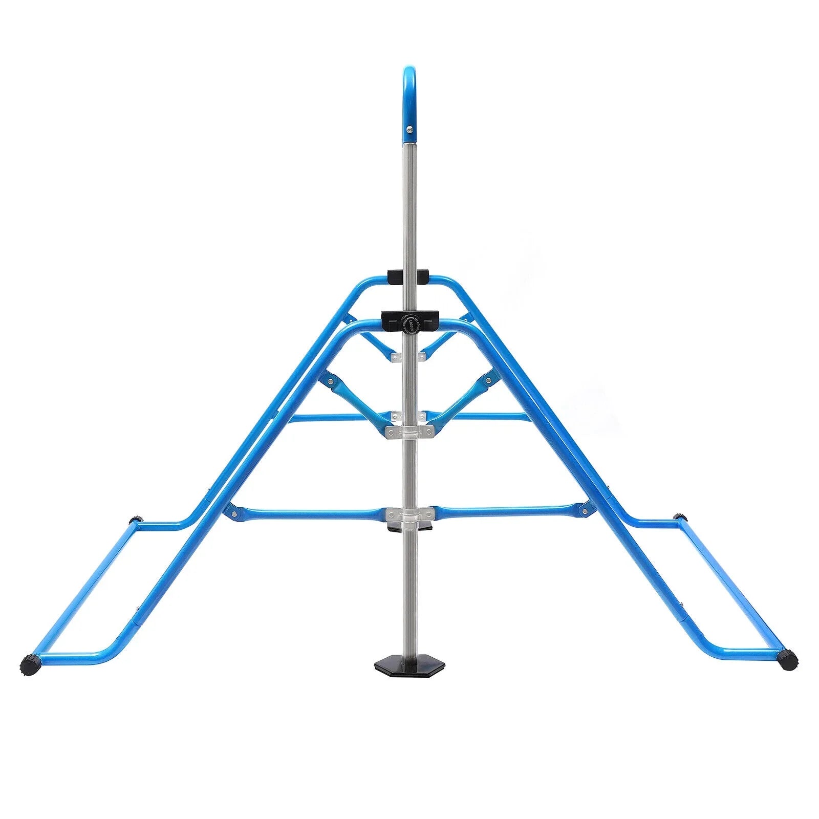 Junior Gym Max Horizontal Training For Adjustable Kids ZhdnBhnos Load Gymnastics Bar Blue Folding Home 100kg/220.5lbs Bar