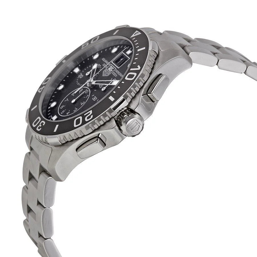 Steel Heuer 'Aquaracer' Chronograph Watch CAN1010.BA0821 Stainless Men's Tag