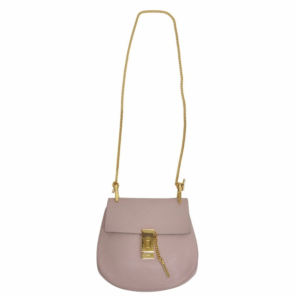 Chloe (Good) Bag Pre-Owned Leather Chain 3S1031-9 Ladies Chloé Drew Shoulder Pink