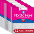 Pack MERV AC Filters Tru Air 11 Mini 12 Nordic 16x16x1 Pure Pleat Furnace