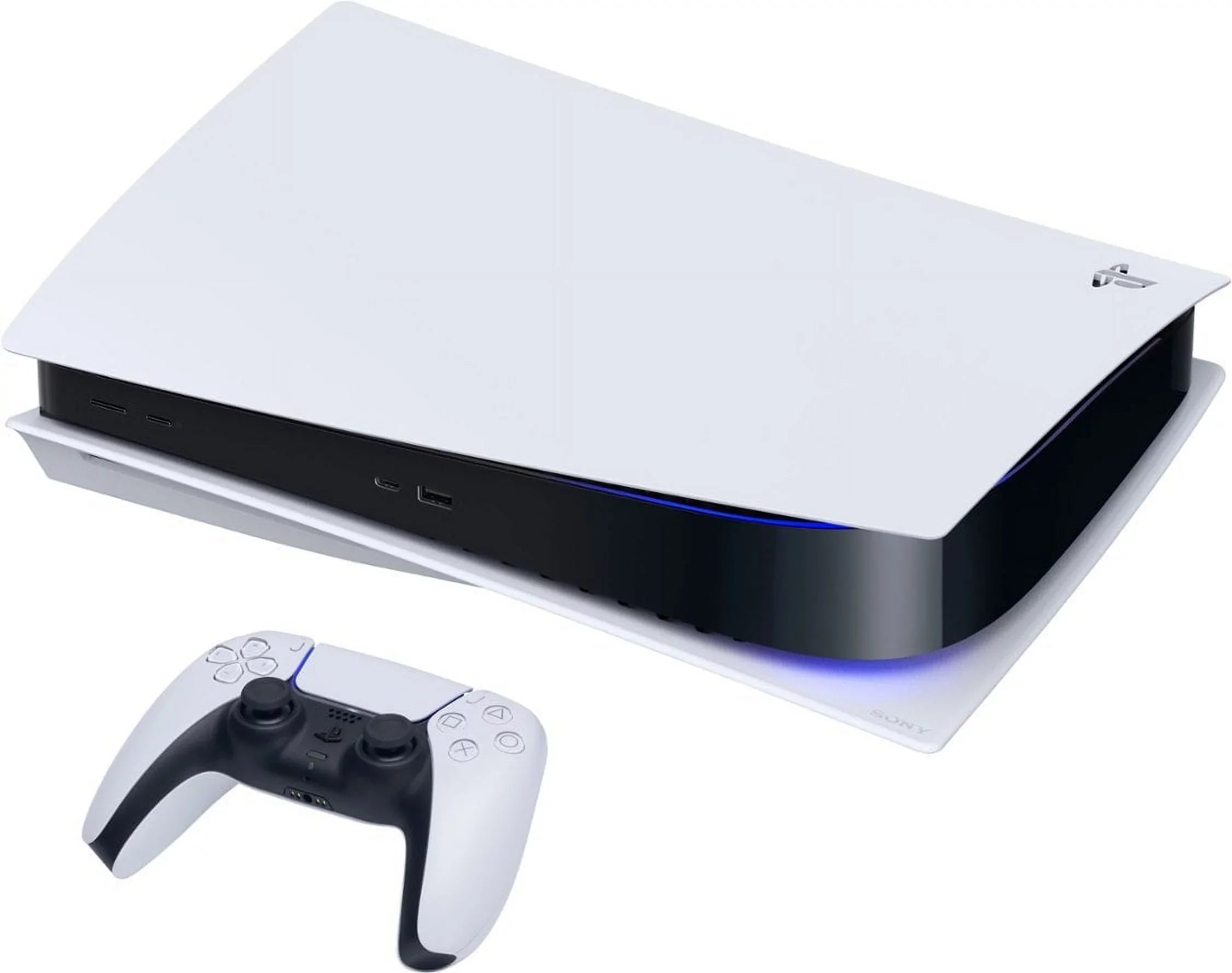 5 SSD Console JP Disc Upgraded - Sony Drive Original PlayStation Version PCIe Disc NVNe - Controller Gaming Free Version, PS5 4 Gen Region 1.8TB White