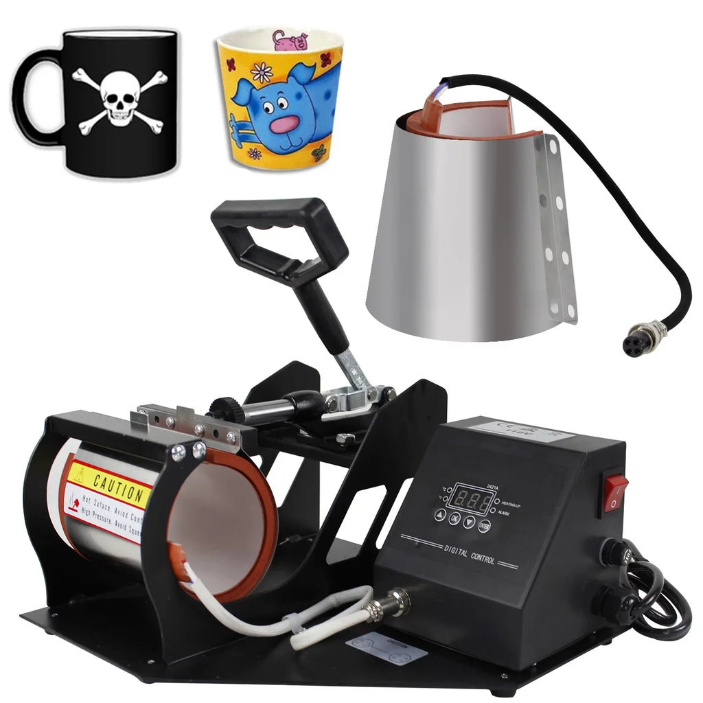 Mug Heat Transfer Coffee Sublimation Digital 2 1 in ZENSTYLE Cup Press Machine