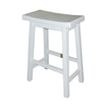 Counter 24" Stool, Arizona Saddle Indoor White TMS