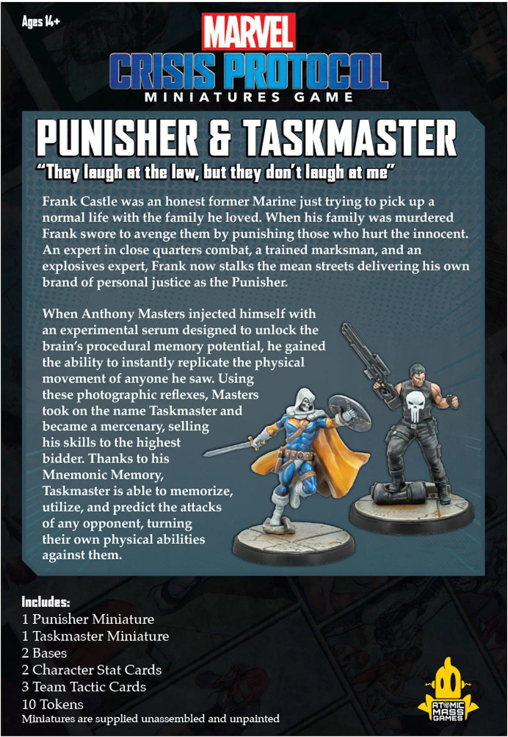 (CP32en) Taskmaster Mass Games Protocol: Marvel Pack and Atomic Crisis Punisher
