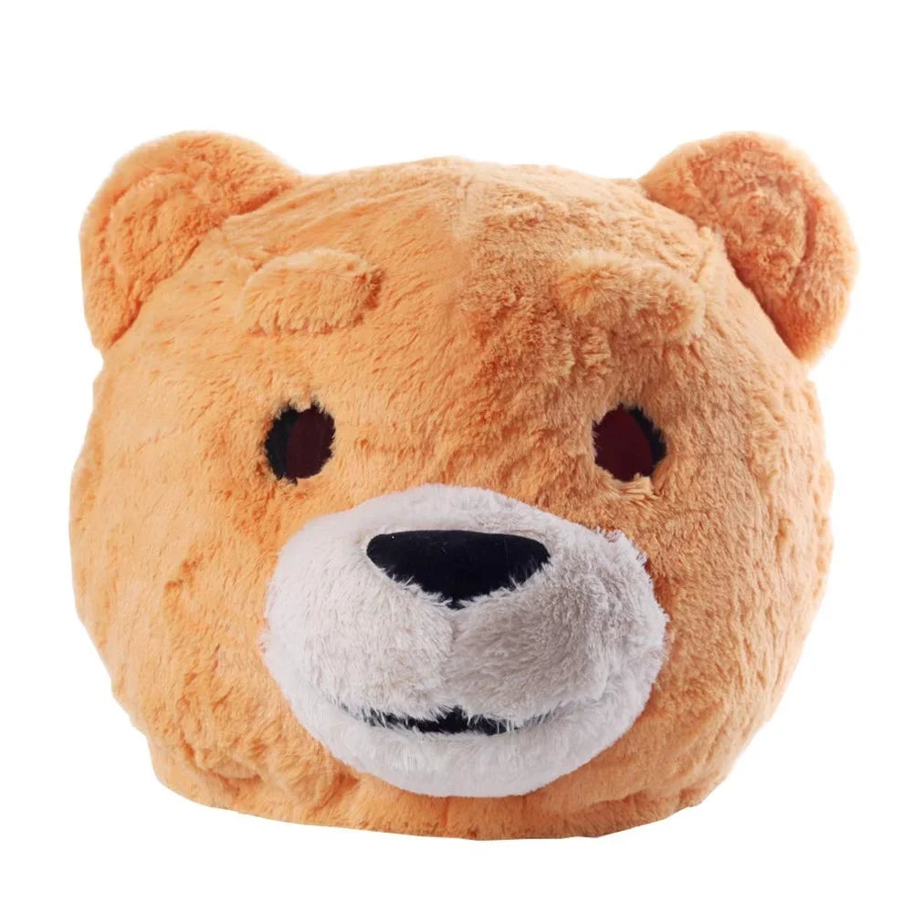 Head Teddy Mask Costume Mascot Plush Mascot Bear Character