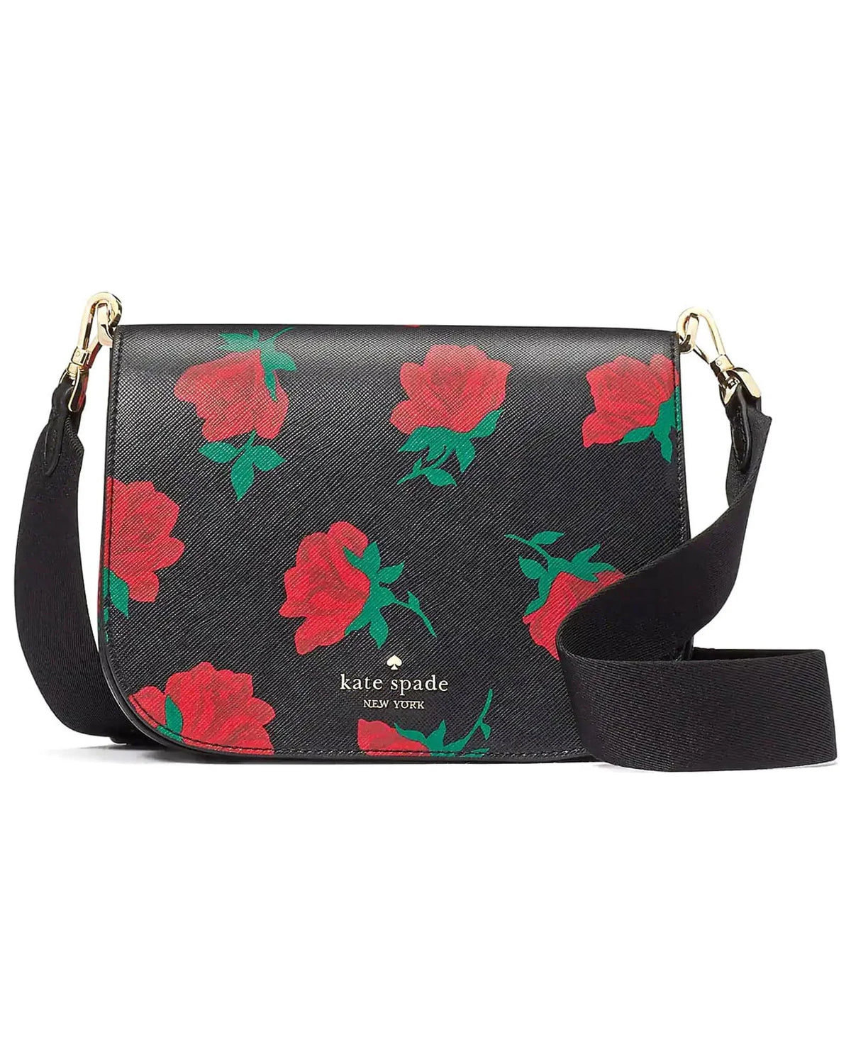 Madison Rose Toss Bag Saddle Printed