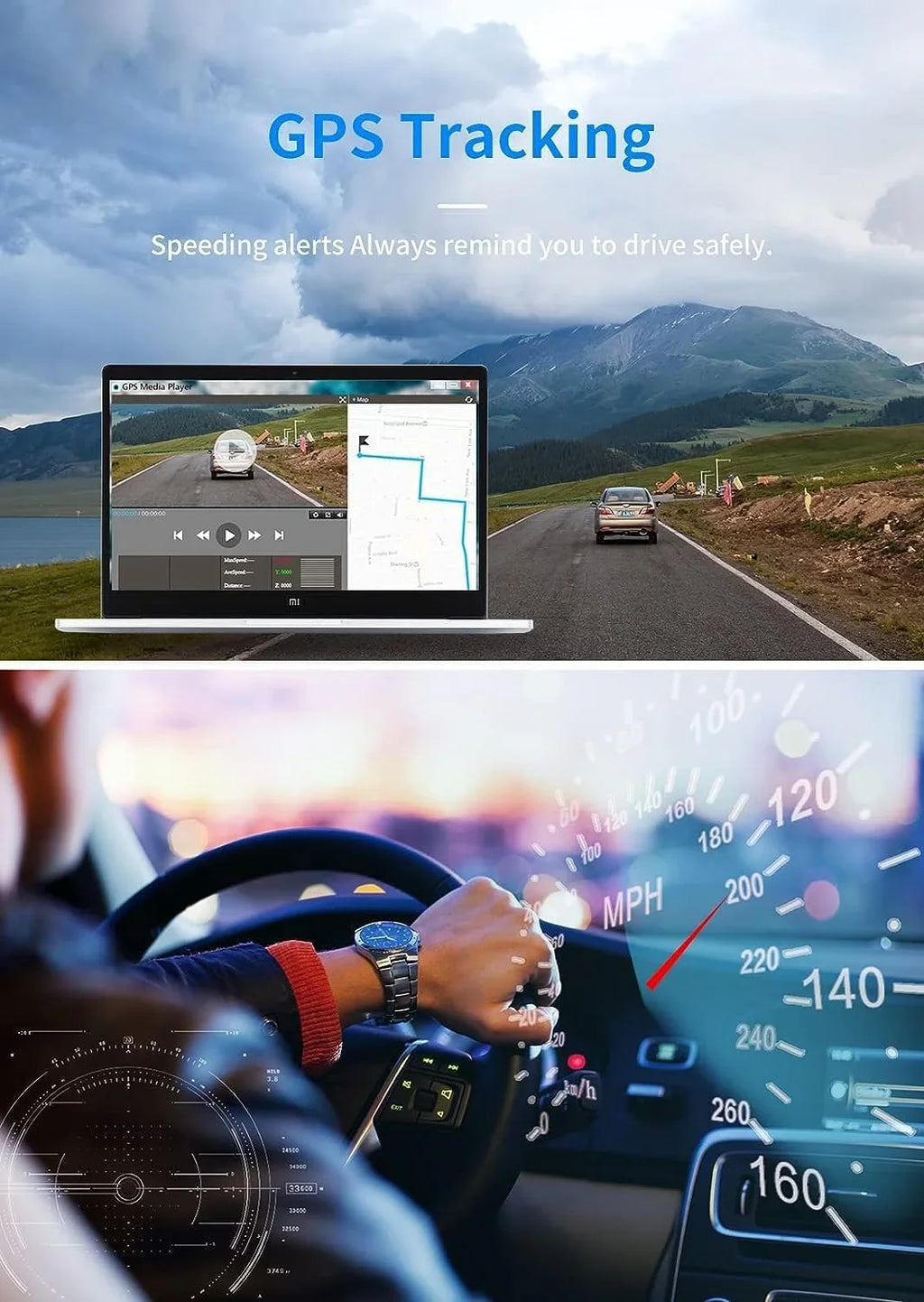 Front Camera 64GB and JOMISE 2160P View K17 Cam 12" Rear Mirror Card HD Assistante GPS Parking Vision Night Ultra 4K Dash Rear