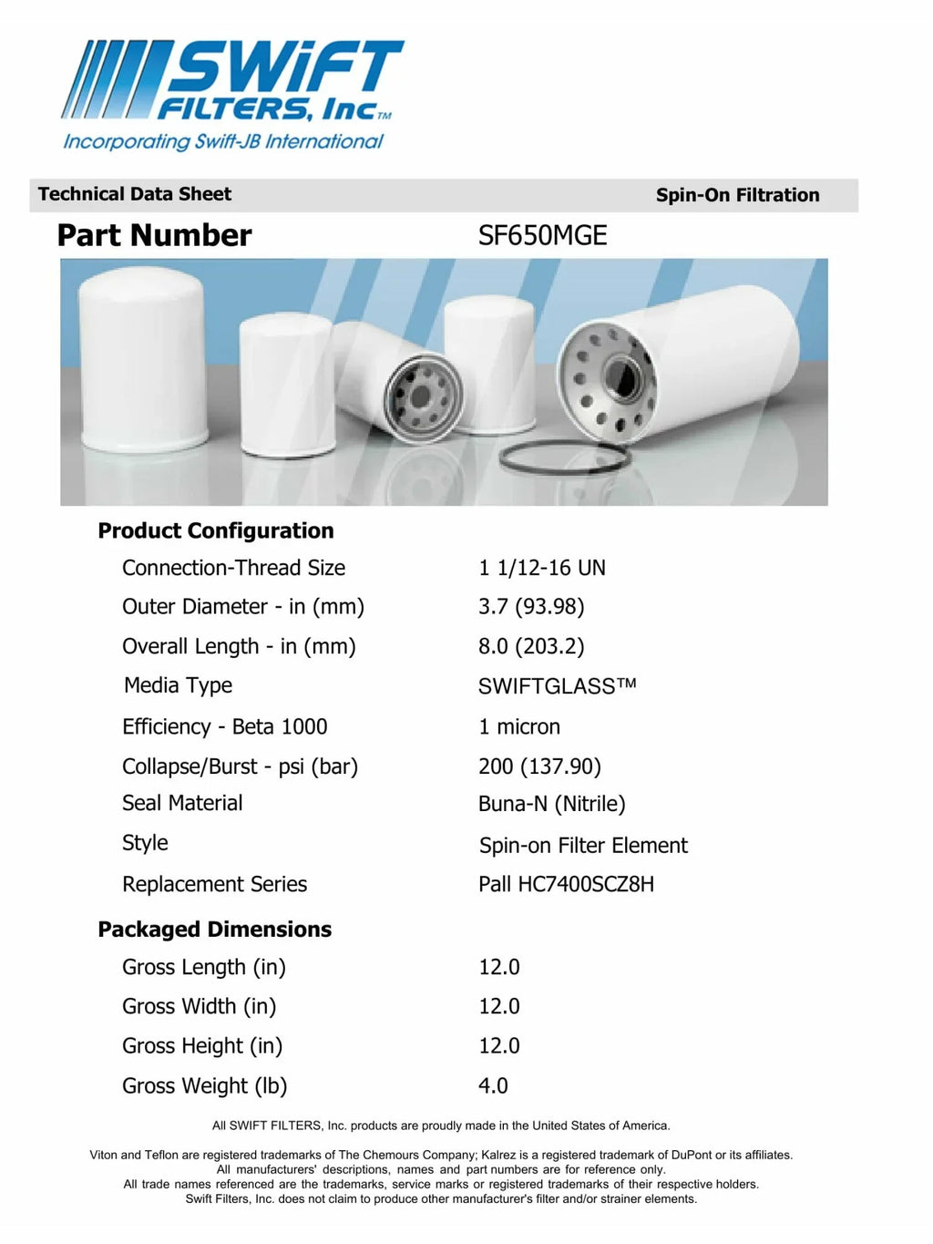 MP4767in-On Interchange Micron Direct Filter for MP Construction Microglass 1 Element FILTRI