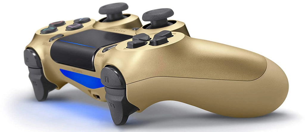 PS4 Controller + For Dual Chatpad Controller for Console New) Shock Gold Like BOLT Pre-Owned (Refurbished: Wireless Gaming Black Bundle. Sony AXTION PS4