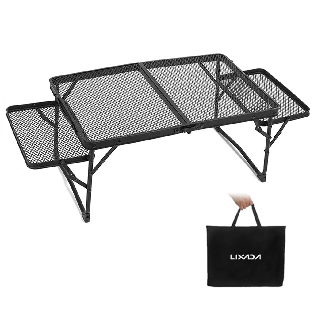 Folding Picnic Cooking Station Food Lixada Table Camping Table Prep