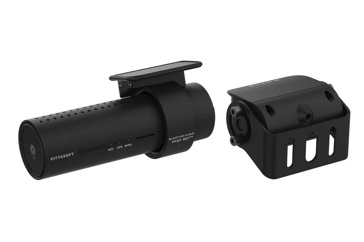 GPS & Cloud-Ready | WiFi DR770X-2CH-TRUCK + Card With Waterproof BlackVue 60FPS 64GB Dash Cam Exterior 1080p Front