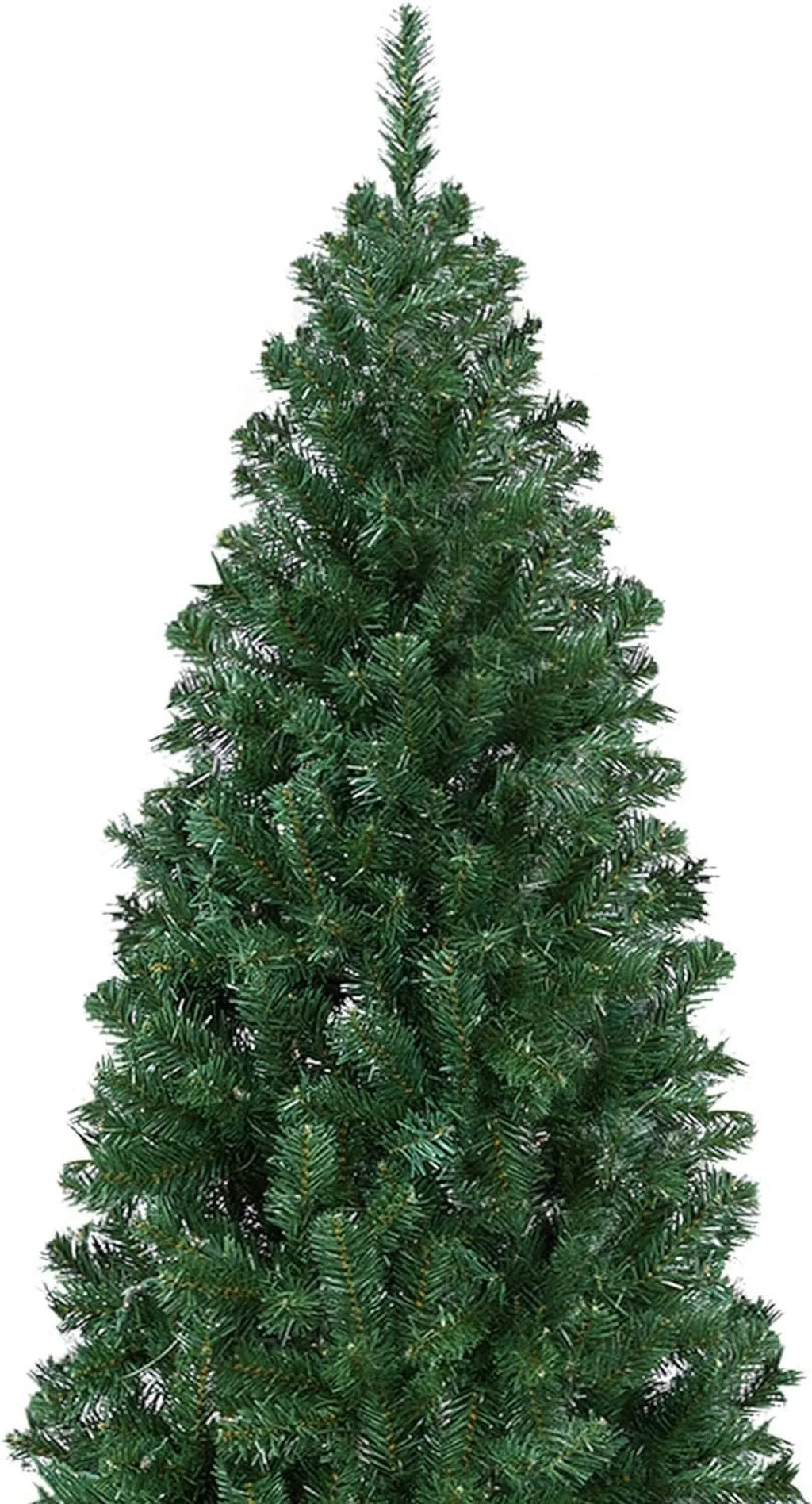 Pencil Christmas Decoration Tree 7.5Ft Artificial Slim Stand Foldable Includes Tree Holiday Tree, Kingswood Green Fir