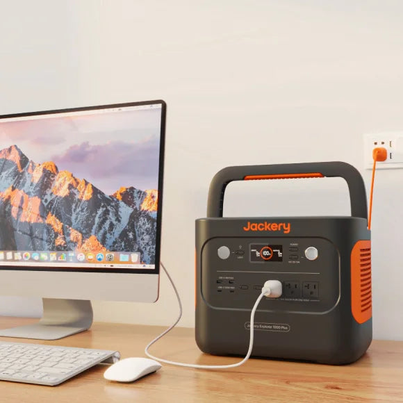 5kWh and Home 1000 Output, with Power Not Solar Panel Station, 1264Wh for (Solar Expandable Explorer 2000W Plus Generator Included) Jackery Portable to Trips Road Camping, Backup