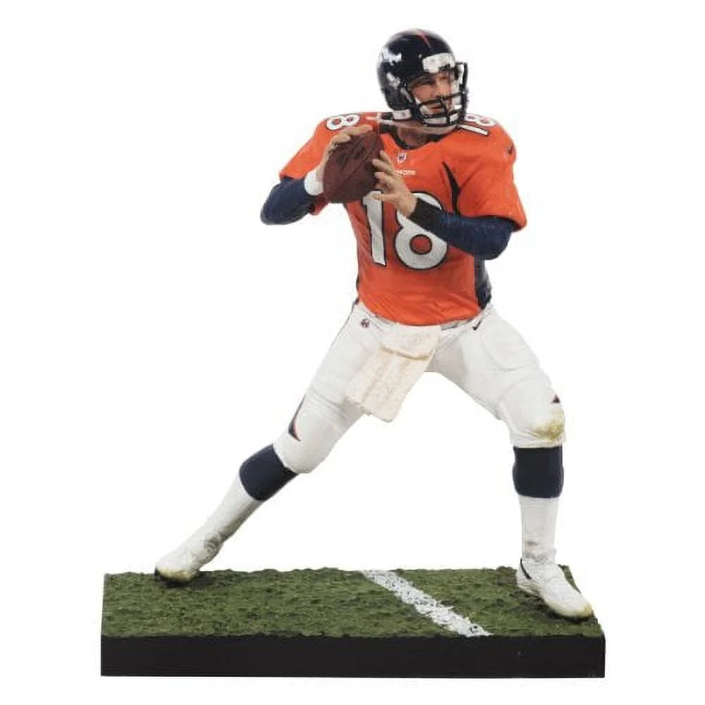 NFL Figure Orange Jersey Action Manning Peyton