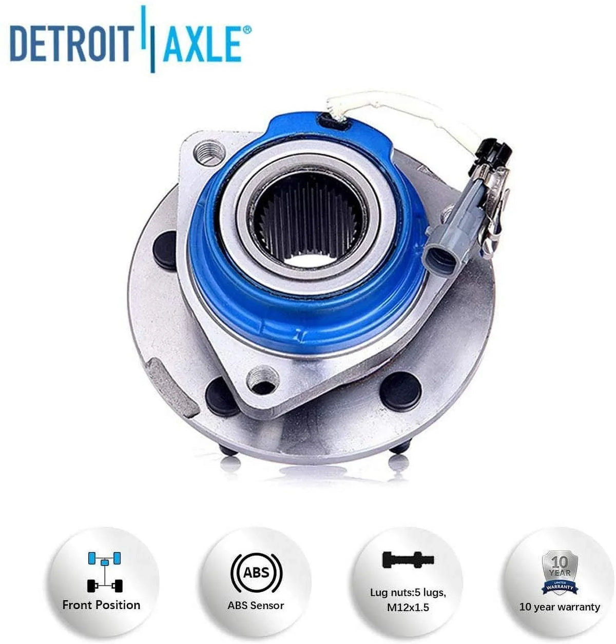 Hub Cadillac Hub Carlo Lucerne Deville Buick for - Venture Bearing & Detroit Chevy for LaCrosse Wheel Front Rear DTS Rendezvous Wheel Front Axle Impala Monte Uplander Bearing or Buick Chevrolet Rear