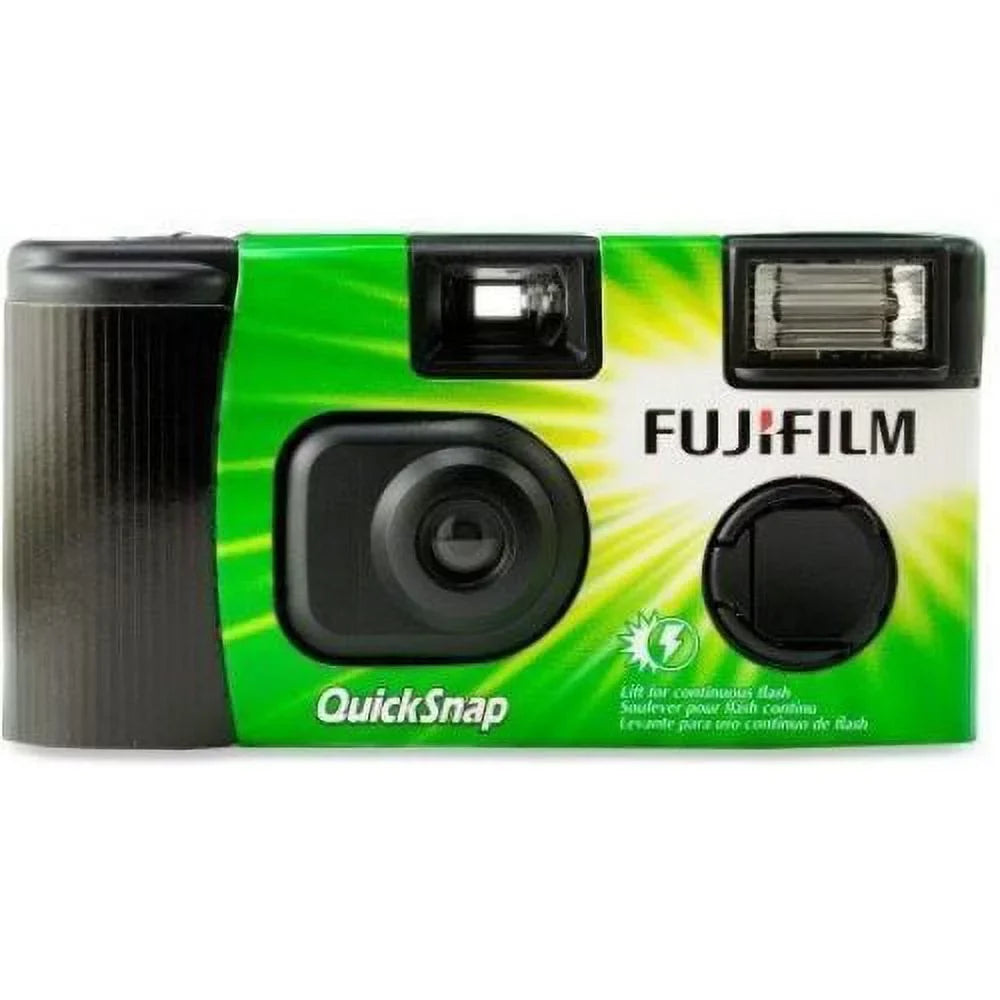 3 Flash Disposable Quicksnap Camera ASA Fujifilm Single 400 35mm Use