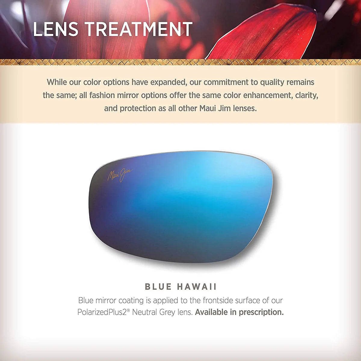 Maui Blue B439-11M Jim Pokowai Sunglasses 58 Men's Arch Hawaii Rectangular