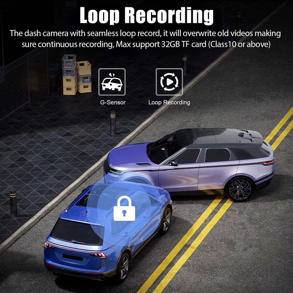 Camera, Mirror Screen with Cars, for Front Camera EEEkit Cam View Car Dash Mirror Dual Camera Motion Touch 7inch and 170° Wide-Angle Dash Night Lens Rear Vision, Detection, 1080P G-Sensor,