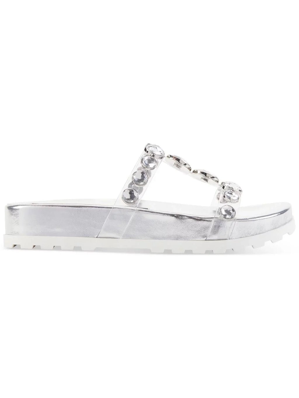 Faux Slip Womens Karl Lagerfeld Leather Paris On Sandals Belinda Slide