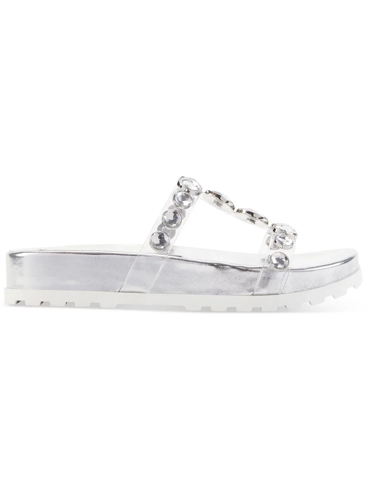 Faux Slip Womens Karl Lagerfeld Leather Paris On Sandals Belinda Slide