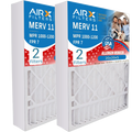 CLEAN 7 2 to 1200 MERV with Pack Comparable FPR Air X0585 Compatible Lennox MPR 1000, WICKED AIRX AIR. 20x20x5 Filter Air FILTERS MPR & by Filter 11
