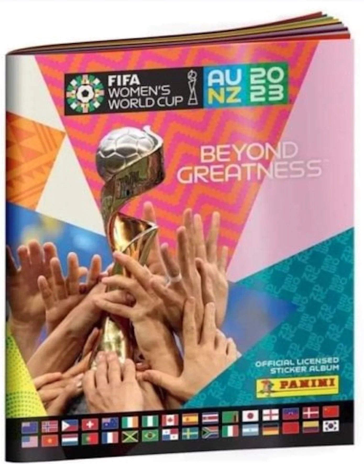 Panini Cup FIFA Stickers) 2023 Album + 25 (125 World Packs Women's