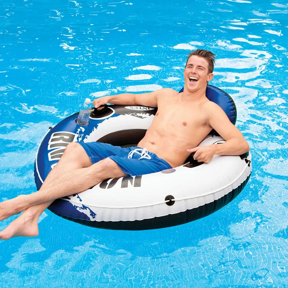 River Floating Intex 1-Person Inflatable Pack) Tube (15 for Raft Run Lake/Pool