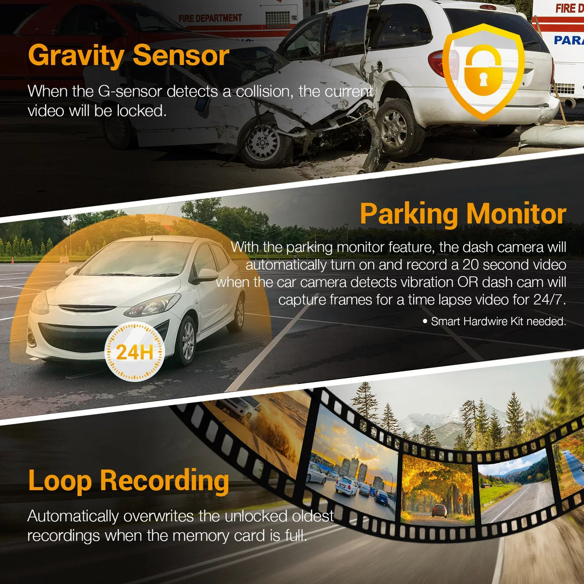Rexing GPS w/Wi-Fi and Ultra HD Car Cam Dash V1GW-4K