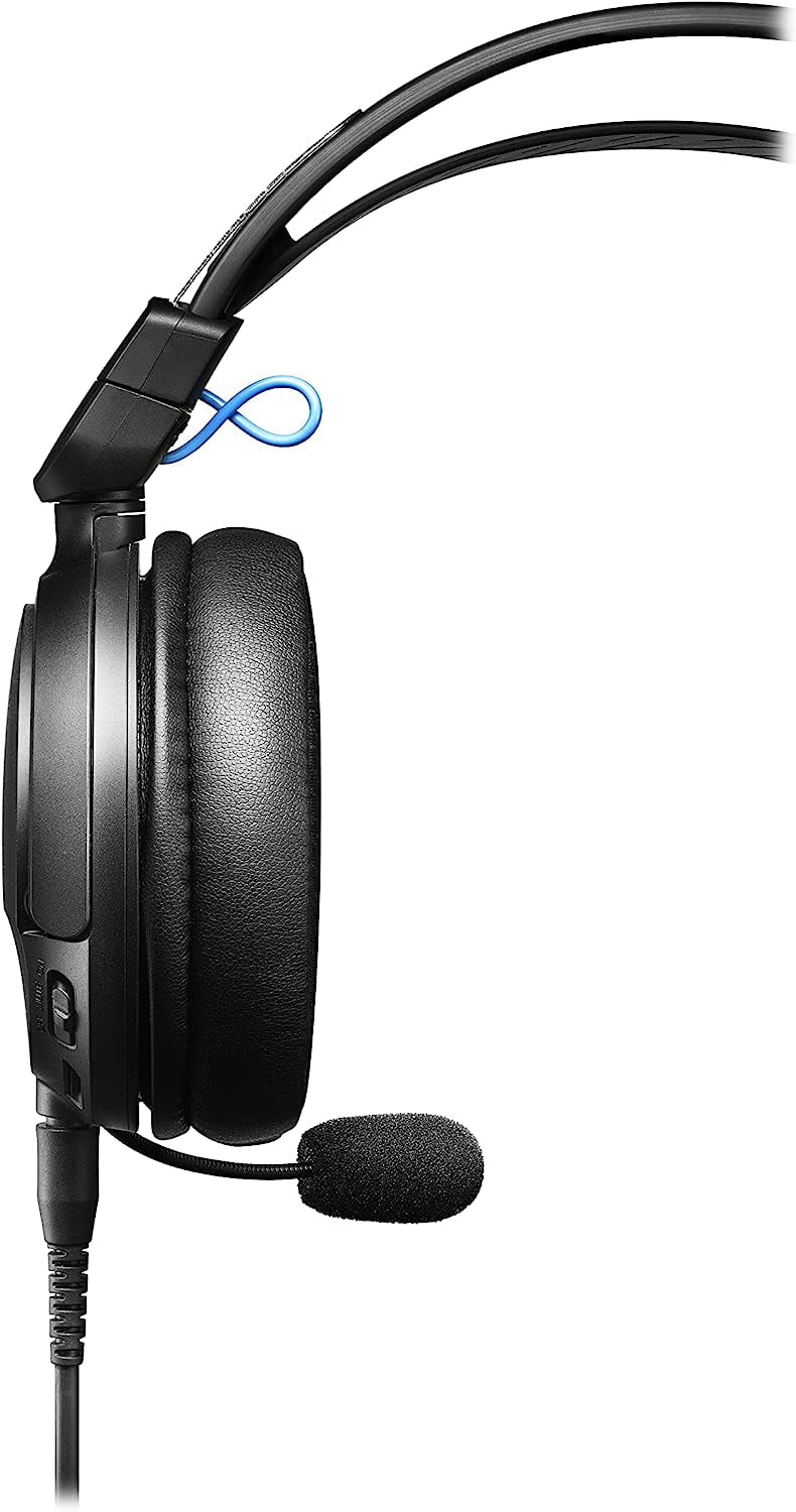 Audio 1 Coverage Year Gaming Protect Closed-Back Technica by (2022) - Wired Black/Blue Epic with ATH-GL3BK an Additional Headset