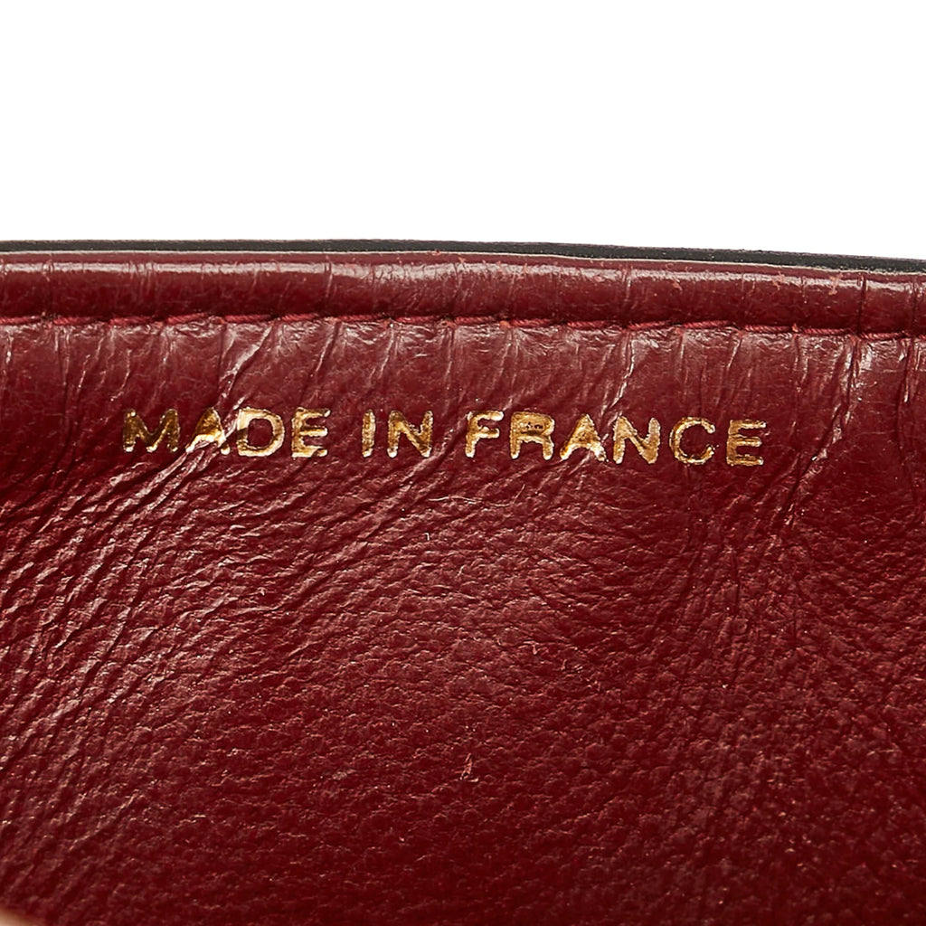 Classic Shoulder Lambskin Women Bag Pre-Owned (Good) Leather Double Black Small Bag Flap Chanel