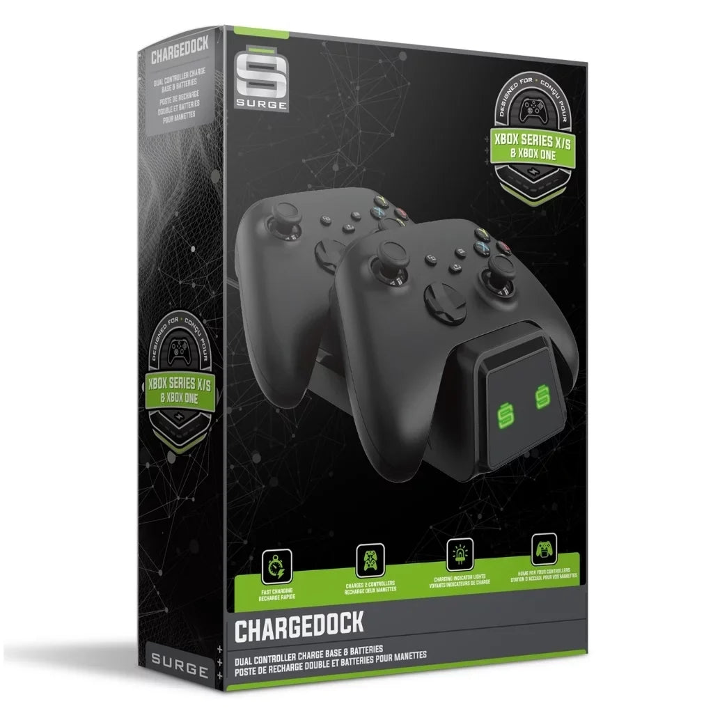 Carbon Powerpack Cable - 512GB Console Series Bundle Battery/Charge Extra - Digital Xbox Controller Cloth Wireless and Surge Charge with Microfiber Cleaning Dual Black Microsoft S with CHARGEDOCK Base
