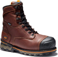 men's m toe waterproof work timberland pro steel boondock boot,brown,8 us