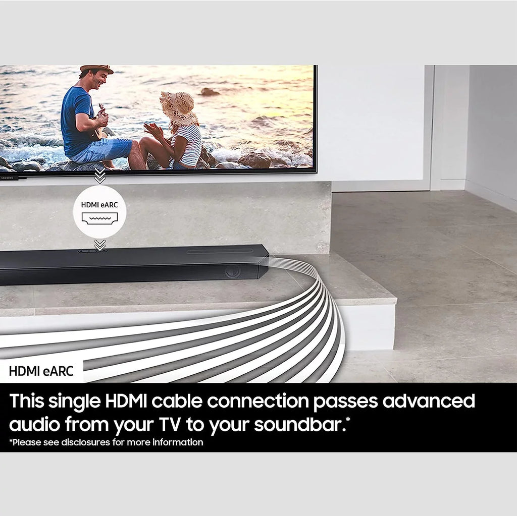 Atmos Subwoofer Soundbar 3.1.2ch with SOUNDBAR-MOUNT Compatible a Walts and 15lb Dolby with Samsung HW-Q600C for TV Soundbars Under (2023)