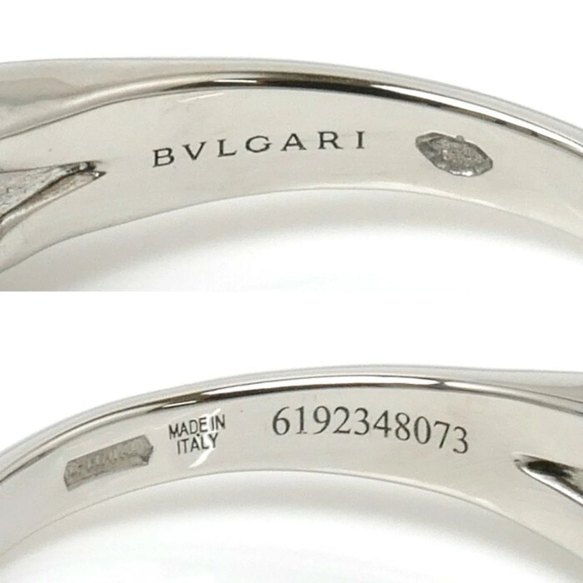 Incontro Ring (Good) Pt950 Pre-Owned 0.46ct BVLGARI 5.1g Ladies Platinum Bvlgari D'Amore Diamond